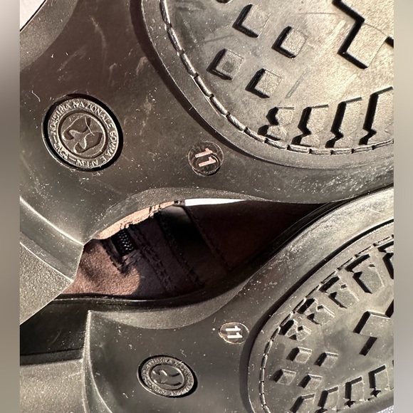 New AQUATALIA Brown Suede Trim Embellished Knee Height Riding Boots Women’s 11 - Picture 13 of 15